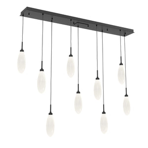 Hammerton Studio - PLB0071-09-MB-WL-C01-L3 - LED Pendant - Fiori - Matte Black
