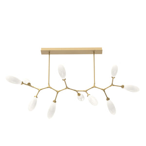 Hammerton Studio - PLB0071-BC-GB-WL-001-L3 - LED Branch - Fiori - Gilded Brass
