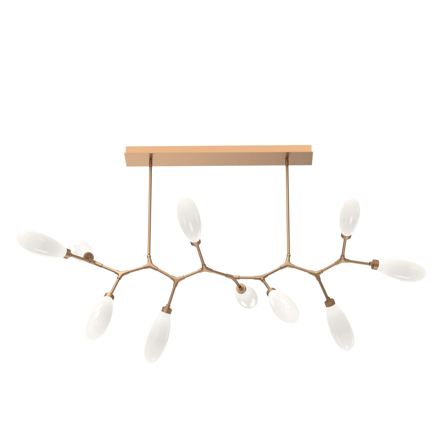 Hammerton Studio - PLB0071-BC-NB-WL-001-L3 - LED Branch - Fiori - Novel Brass