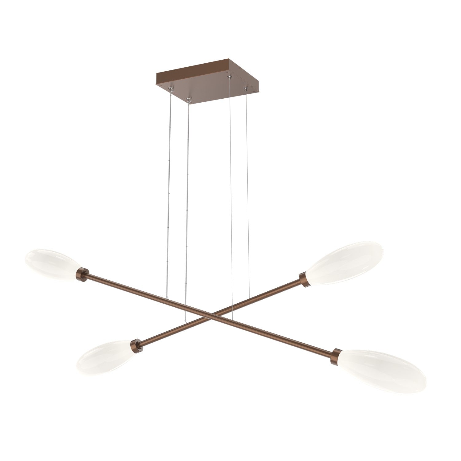 Hammerton Studio - PLB0071-M2-BB-WL-CA1-L3 - LED Lantern - Fiori - Burnished Bronze