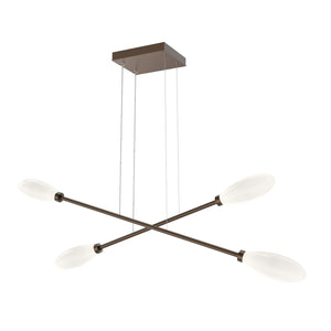 Hammerton Studio - PLB0071-M2-FB-WL-CA1-L3 - LED Lantern - Fiori - Flat Bronze