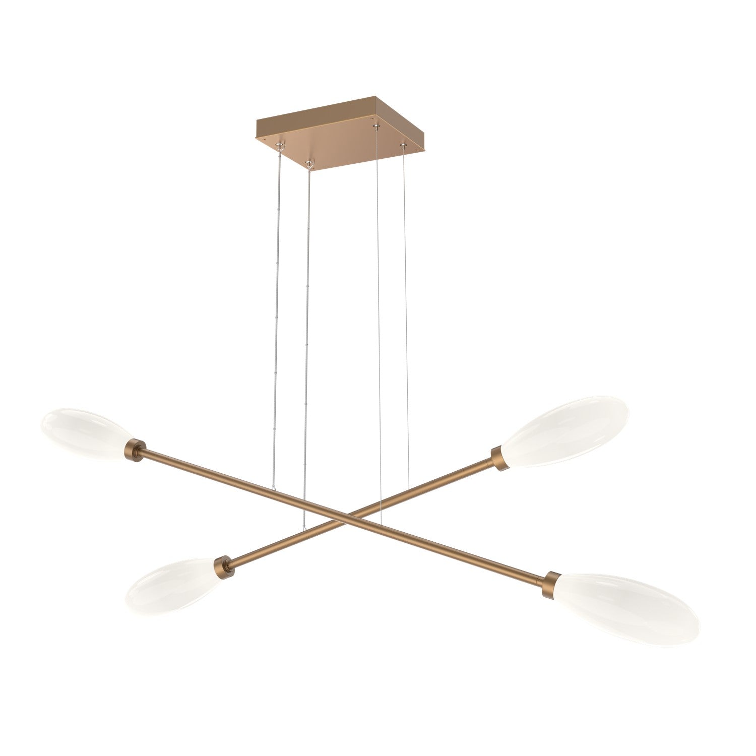 Hammerton Studio - PLB0071-M2-NB-WL-CA1-L3 - LED Lantern - Fiori - Novel Brass