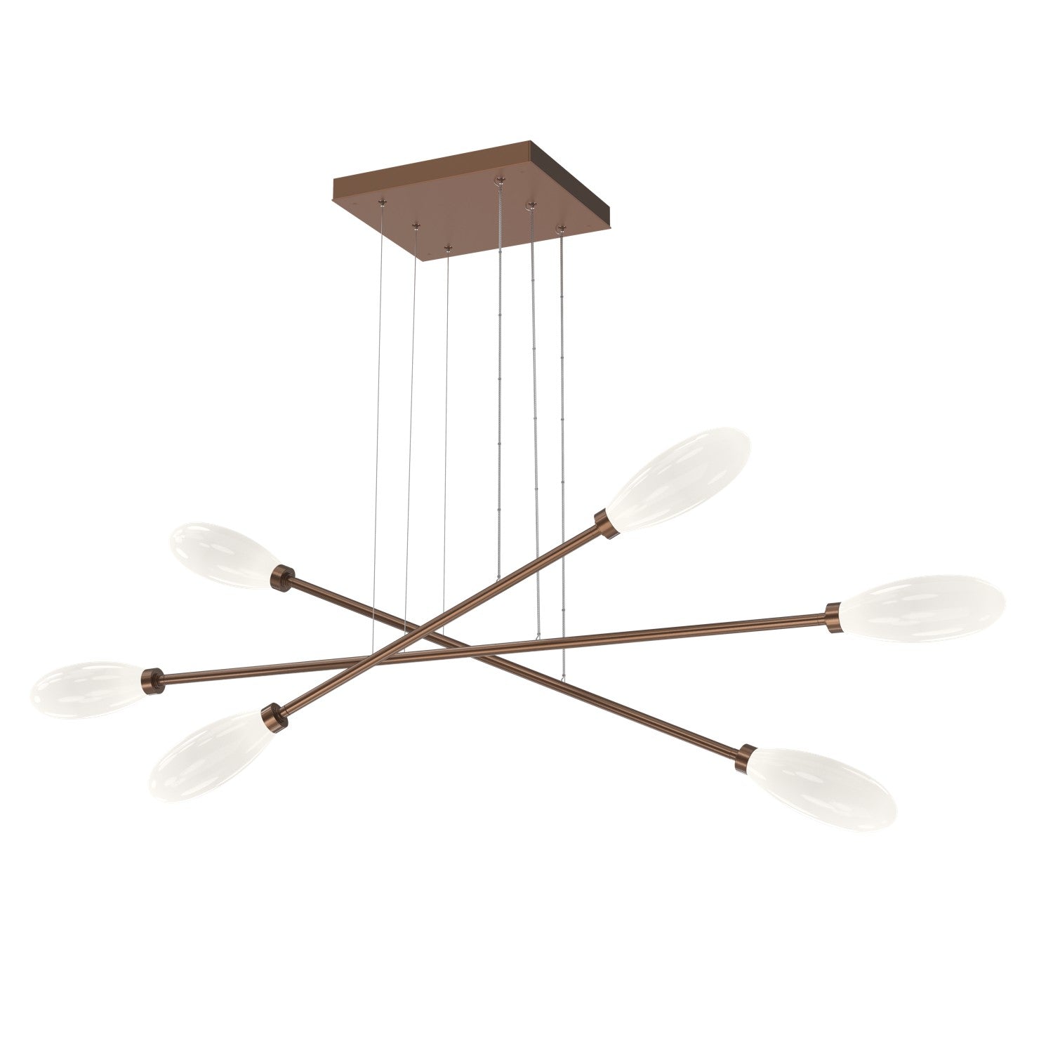 Hammerton Studio - PLB0071-M3-BB-WL-CA1-L3 - LED Lantern - Fiori - Burnished Bronze