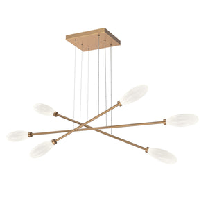 Hammerton Studio - PLB0071-M3-NB-WL-CA1-L3 - LED Lantern - Fiori - Novel Brass