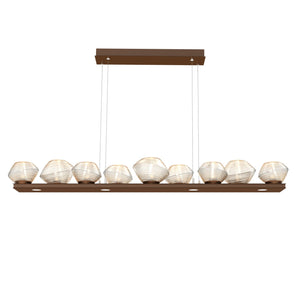 Hammerton Studio - PLB0089-0C-BB-A-CA1-L1 - LED Linear Suspension - Mesa - Burnished Bronze