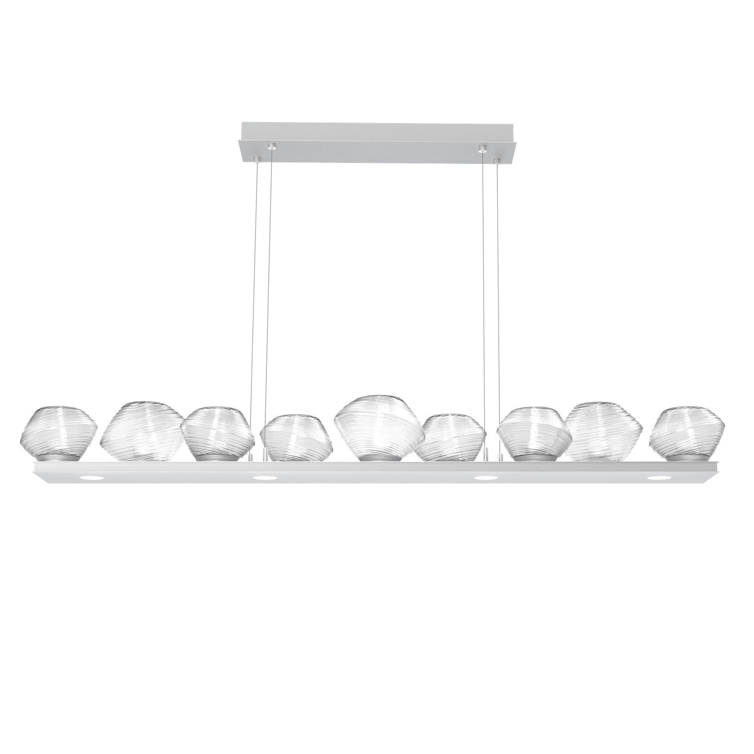 Hammerton Studio - PLB0089-0C-CS-C-CA1-L1 - LED Linear Suspension - Mesa - Classic Silver