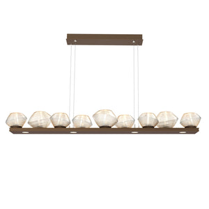 Hammerton Studio - PLB0089-0C-FB-A-CA1-L1 - LED Linear Suspension - Mesa - Flat Bronze