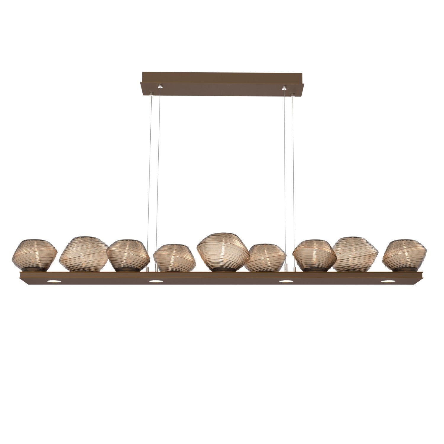Hammerton Studio - PLB0089-0C-FB-B-CA1-L3 - LED Linear Suspension - Mesa - Flat Bronze