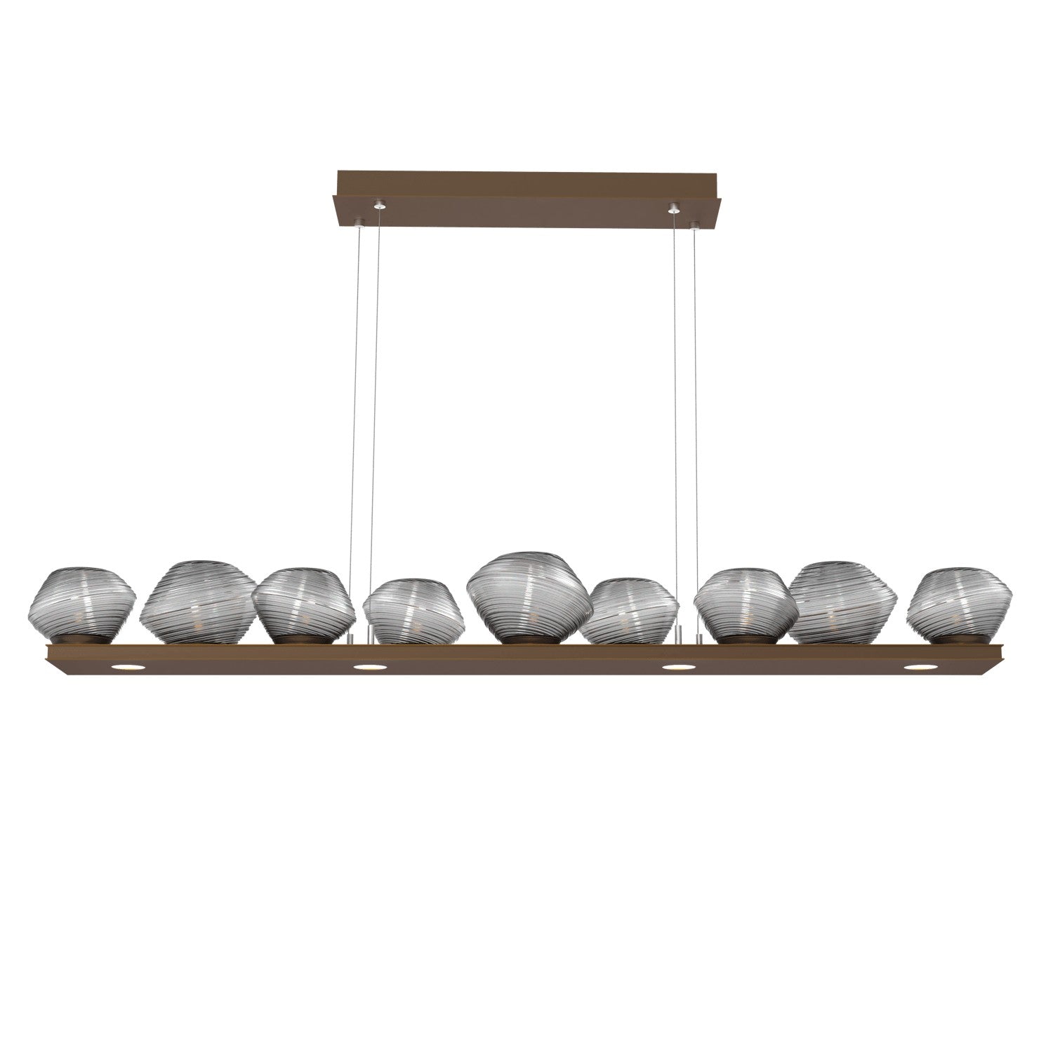 Hammerton Studio - PLB0089-0C-FB-S-CA1-L3 - LED Linear Suspension - Mesa - Flat Bronze