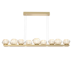 Hammerton Studio - PLB0089-0C-GB-A-CA1-L1 - LED Linear Suspension - Mesa - Gilded Brass