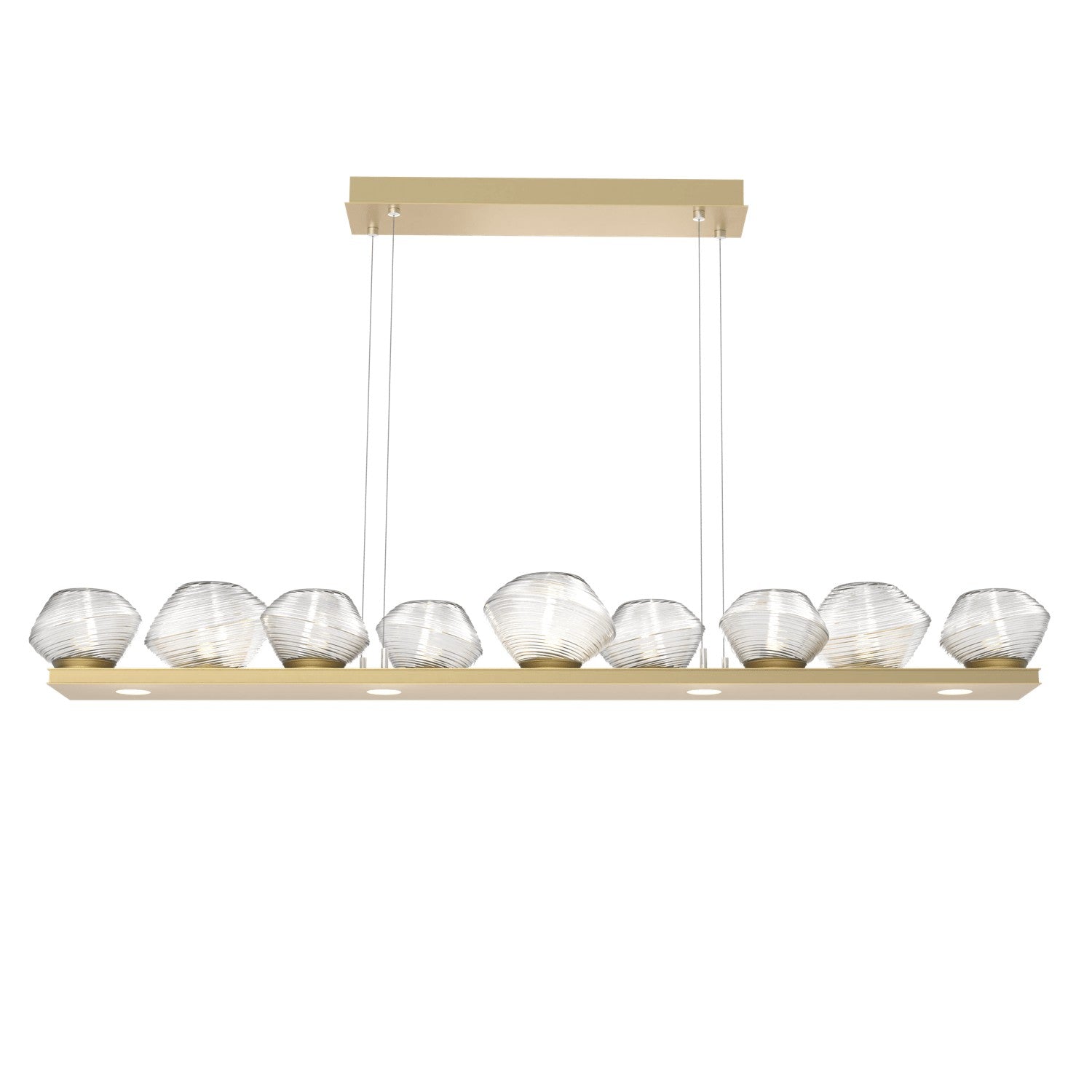 Hammerton Studio - PLB0089-0C-GB-C-CA1-L3 - LED Linear Suspension - Mesa - Gilded Brass