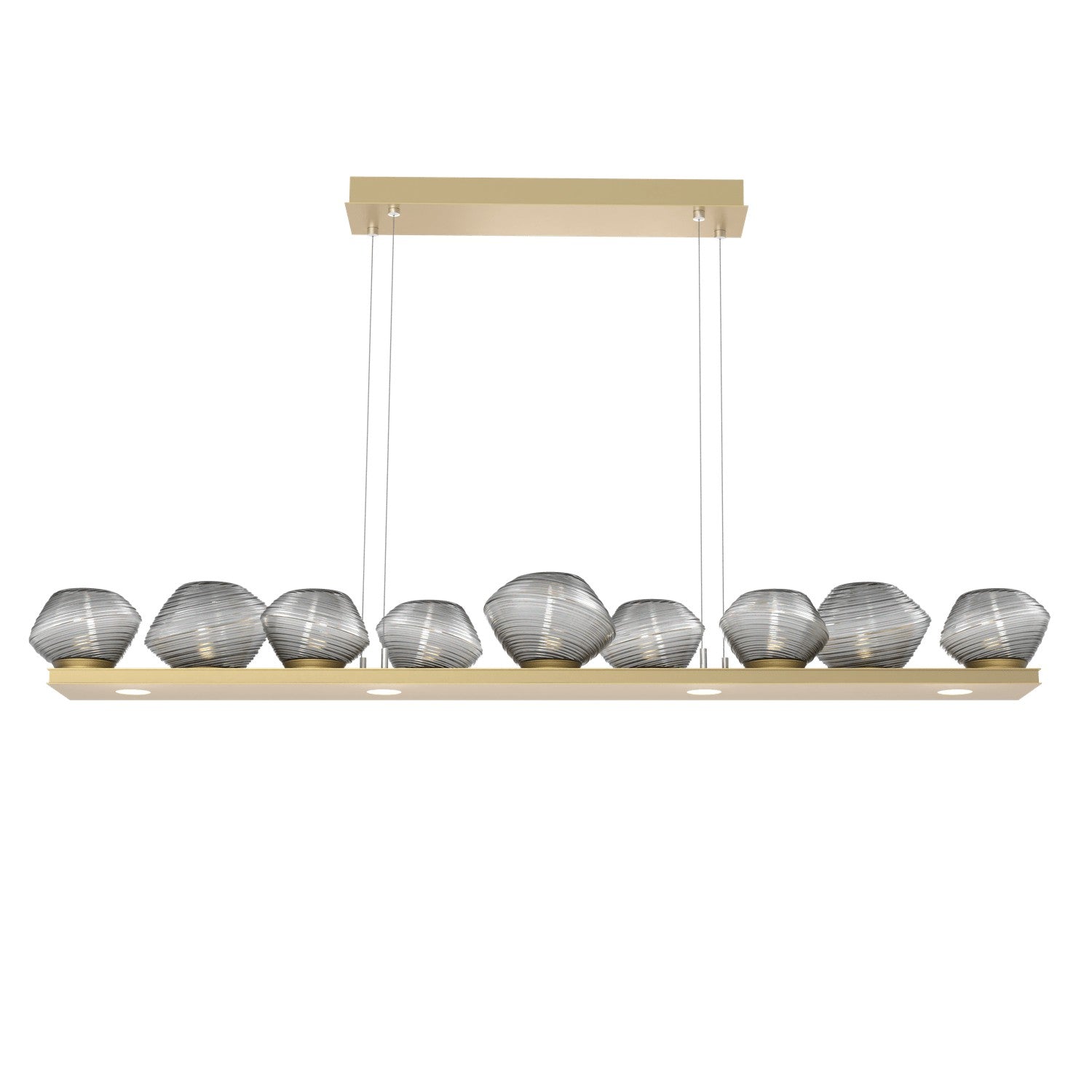 Hammerton Studio - PLB0089-0C-GB-S-CA1-L3 - LED Linear Suspension - Mesa - Gilded Brass