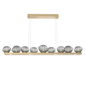 Hammerton Studio - PLB0089-0C-GB-S-CA1-L3 - LED Linear Suspension - Mesa - Gilded Brass
