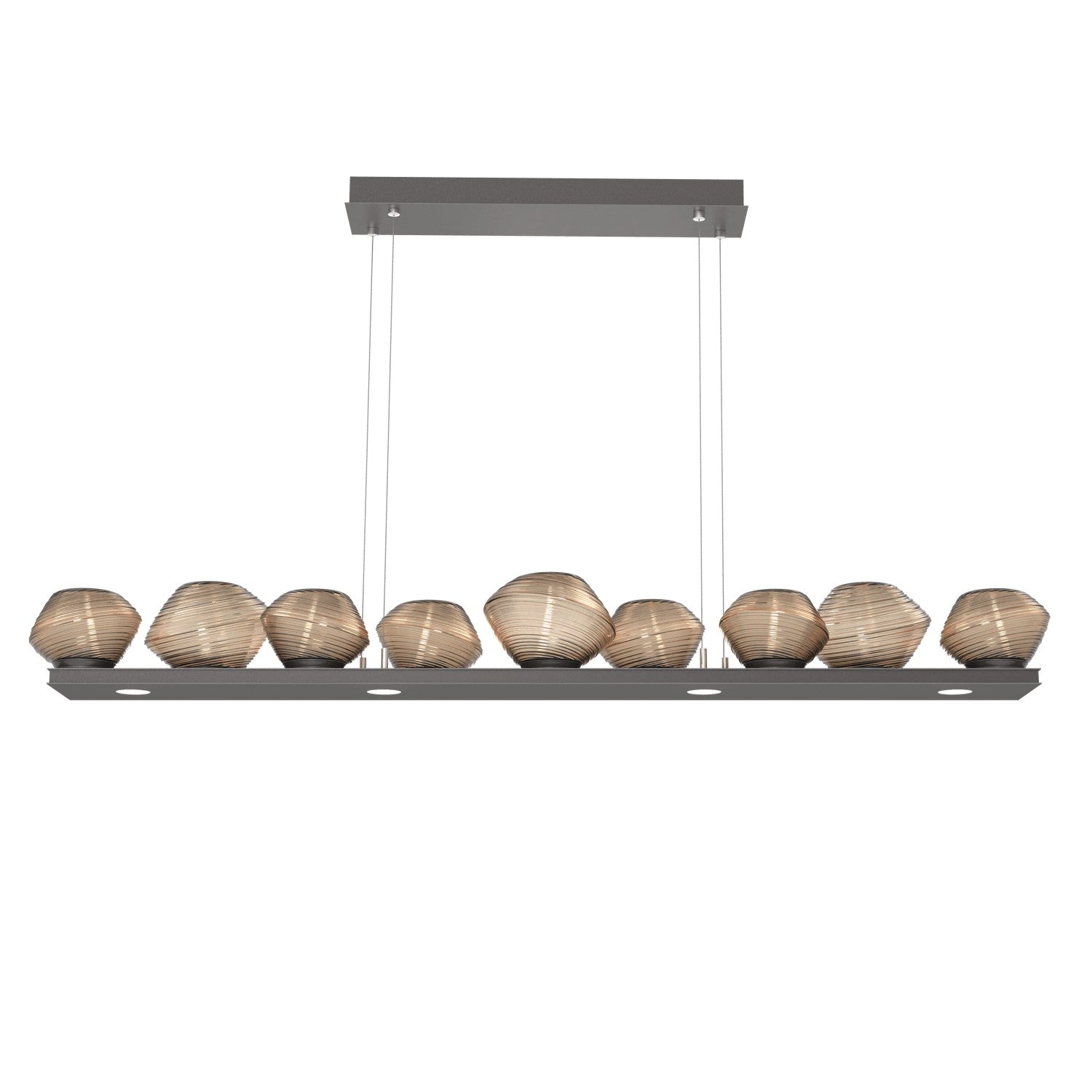 Hammerton Studio - PLB0089-0C-GP-B-CA1-L1 - LED Linear Suspension - Mesa - Graphite