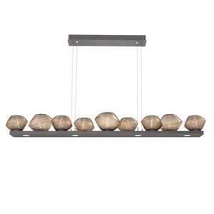 Hammerton Studio - PLB0089-0C-GP-B-CA1-L3 - LED Linear Suspension - Mesa - Graphite