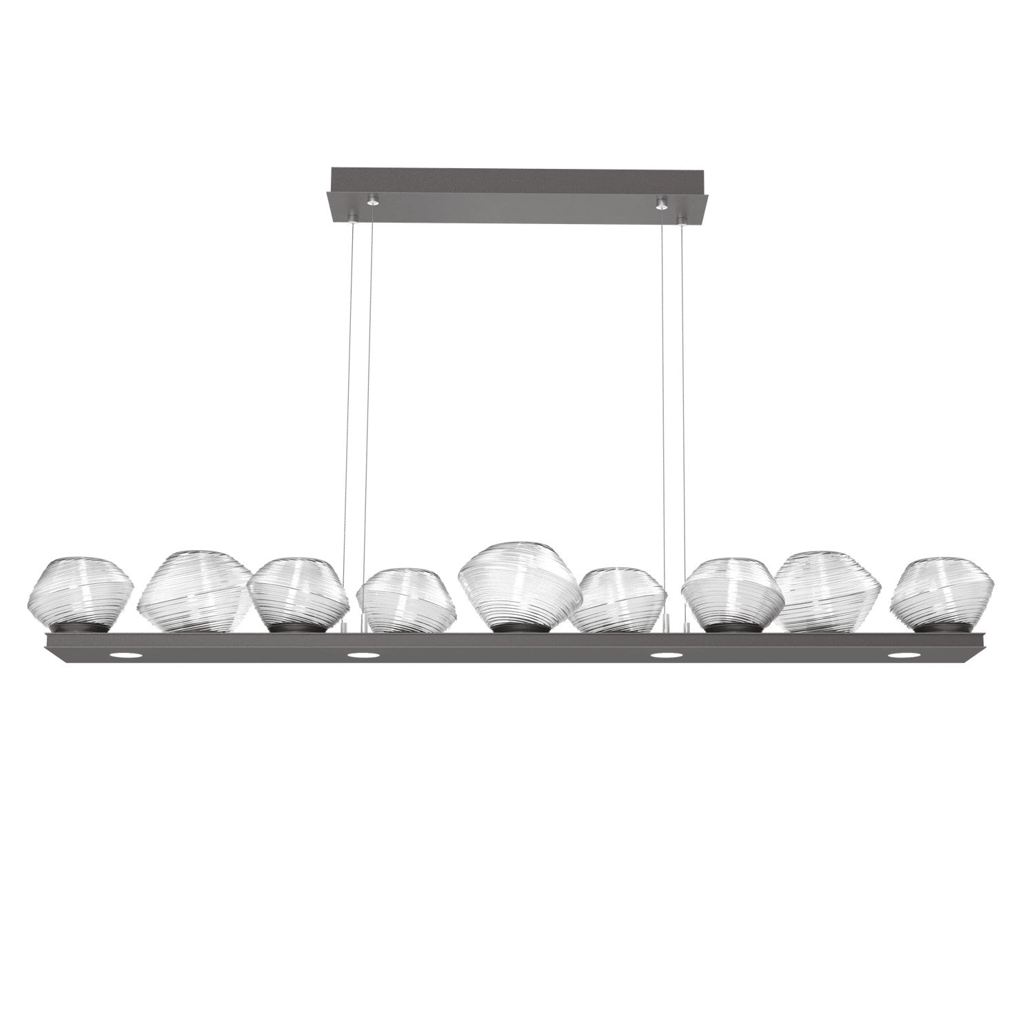 Hammerton Studio - PLB0089-0C-GP-C-CA1-L3 - LED Linear Suspension - Mesa - Graphite