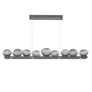 Hammerton Studio - PLB0089-0C-GP-S-CA1-L1 - LED Linear Suspension - Mesa - Graphite