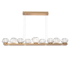 Hammerton Studio - PLB0089-0C-NB-C-CA1-L3 - LED Linear Suspension - Mesa - Novel Brass