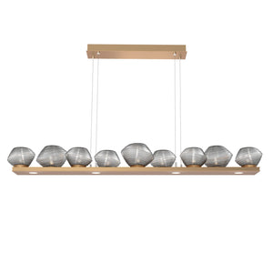 Hammerton Studio - PLB0089-0C-NB-S-CA1-L1 - LED Linear Suspension - Mesa - Novel Brass