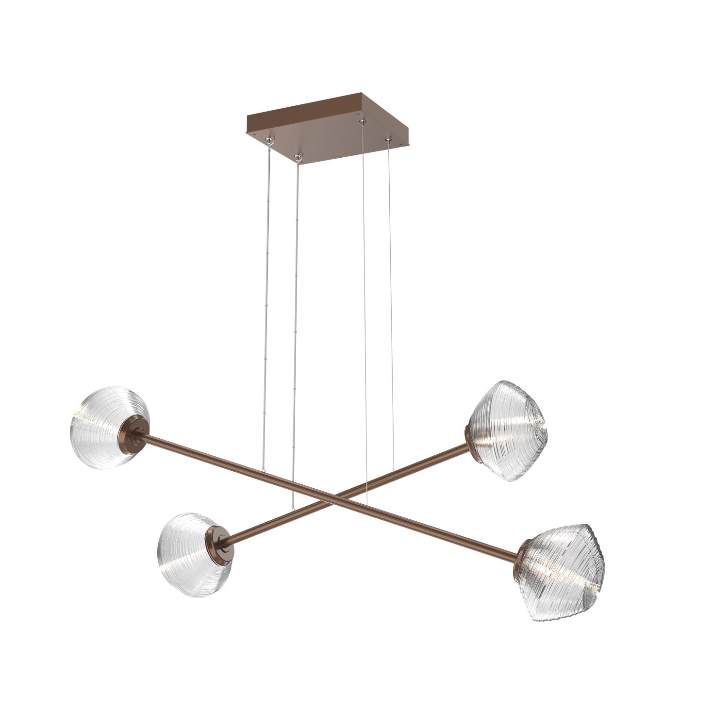 Hammerton Studio - PLB0089-M2-BB-C-CA1-L1 - LED Lantern - Mesa - Burnished Bronze