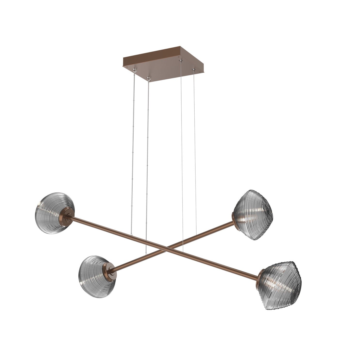 Hammerton Studio - PLB0089-M2-BB-S-CA1-L1 - LED Lantern - Mesa - Burnished Bronze