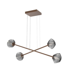 Hammerton Studio - PLB0089-M2-BB-S-CA1-L3 - LED Lantern - Mesa - Burnished Bronze