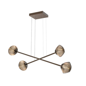 Hammerton Studio - PLB0089-M2-FB-B-CA1-L1 - LED Lantern - Mesa - Flat Bronze