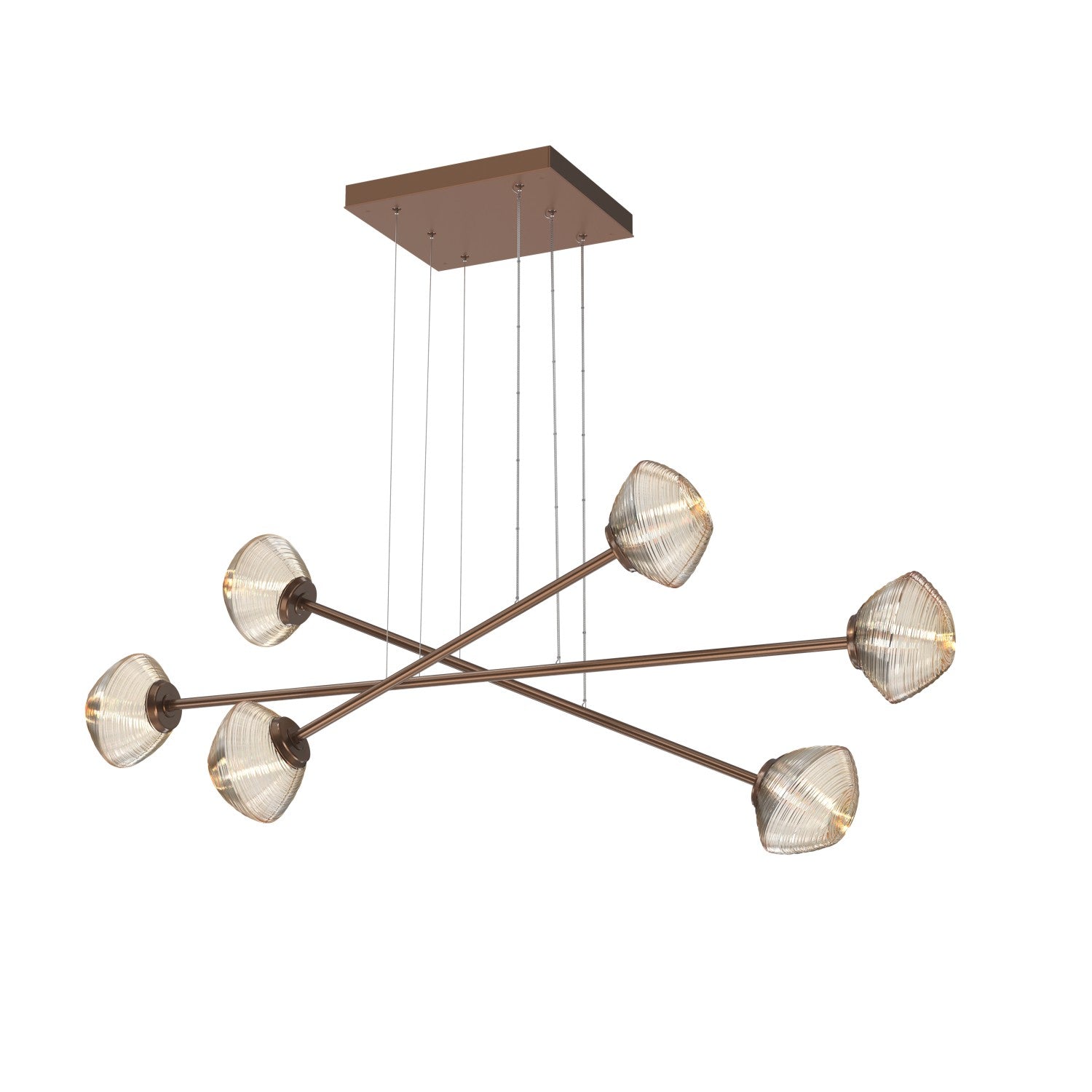 Hammerton Studio - PLB0089-M3-BB-A-CA1-L1 - LED Lantern - Mesa - Burnished Bronze