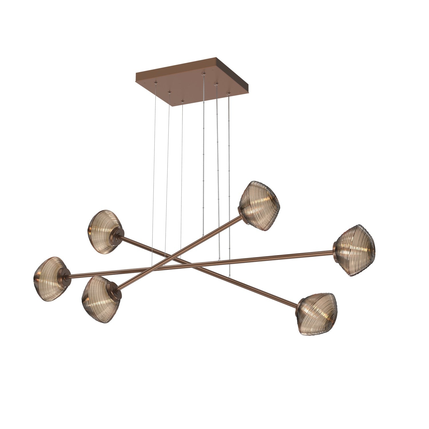 Hammerton Studio - PLB0089-M3-BB-B-CA1-L3 - LED Lantern - Mesa - Burnished Bronze