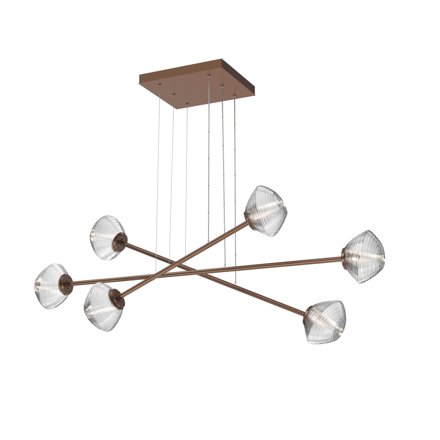 Hammerton Studio - PLB0089-M3-BB-C-CA1-L3 - LED Lantern - Mesa - Burnished Bronze
