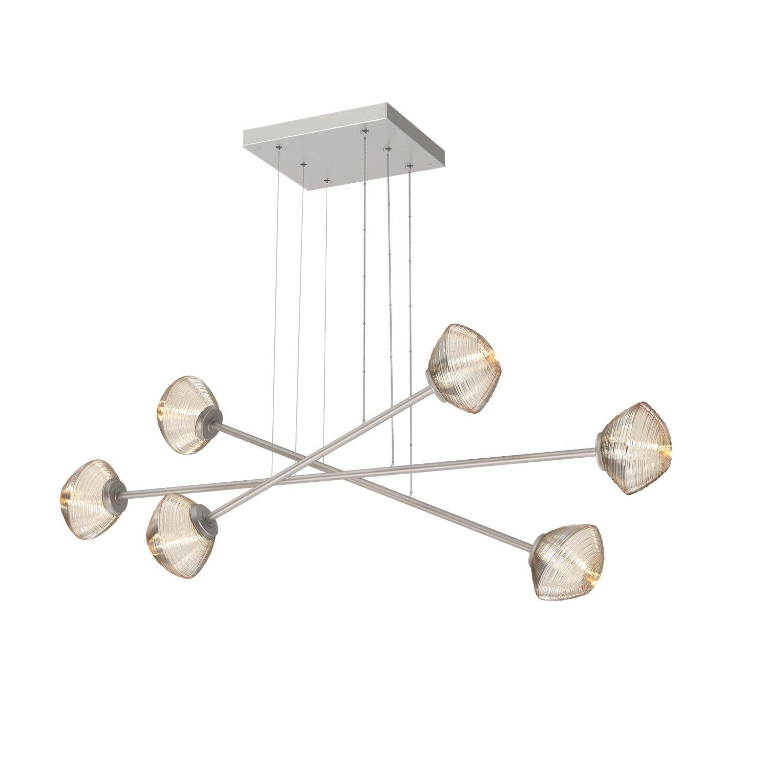 Hammerton Studio - PLB0089-M3-BS-A-CA1-L3 - LED Lantern - Mesa - Beige Silver