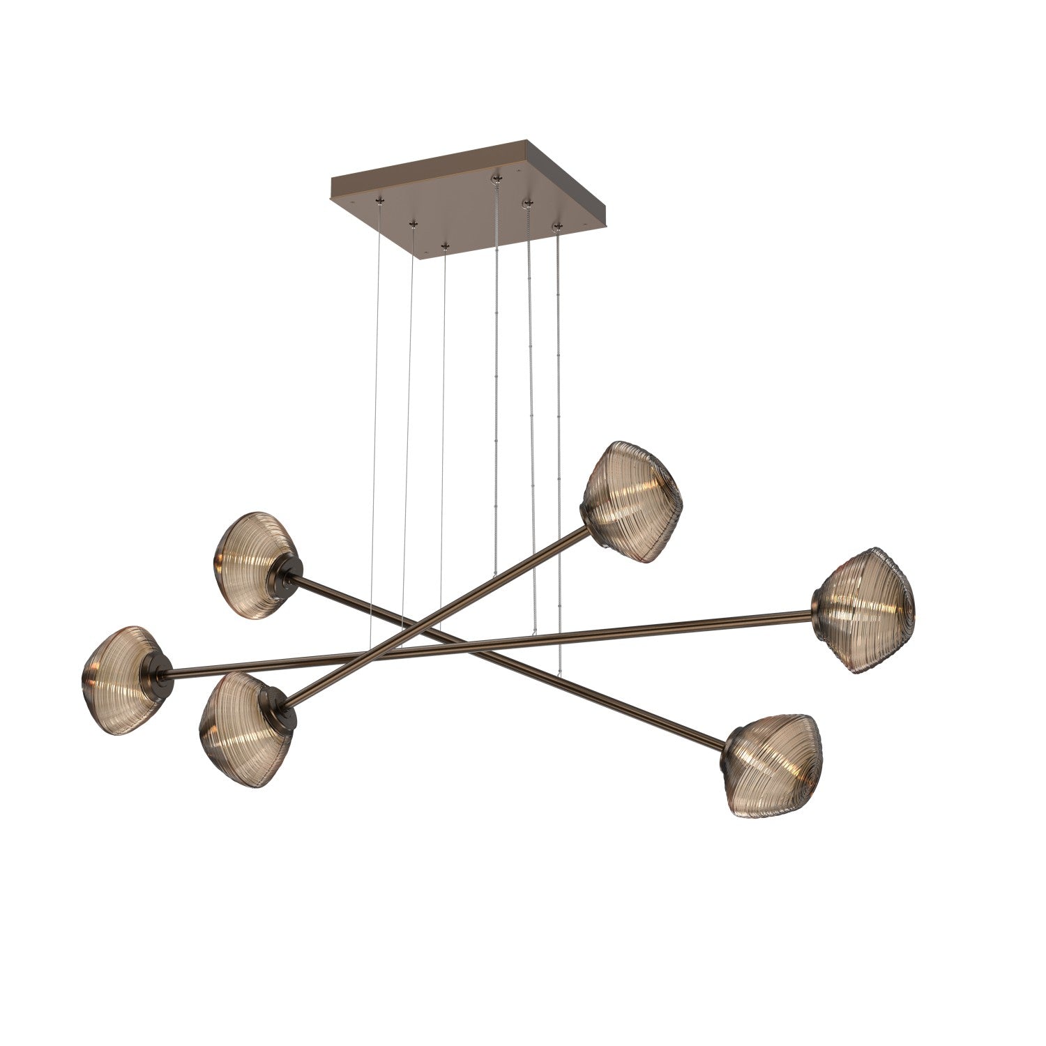 Hammerton Studio - PLB0089-M3-FB-B-CA1-L1 - LED Lantern - Mesa - Flat Bronze