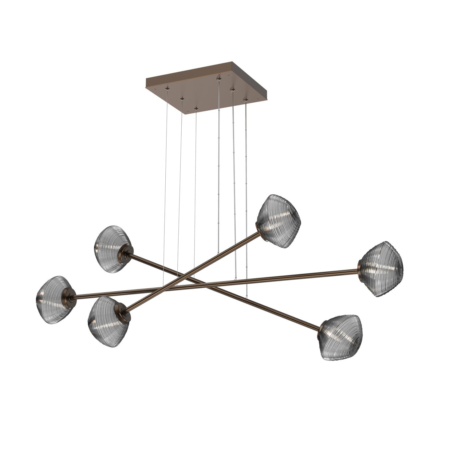 Hammerton Studio - PLB0089-M3-FB-S-CA1-L3 - LED Lantern - Mesa - Flat Bronze