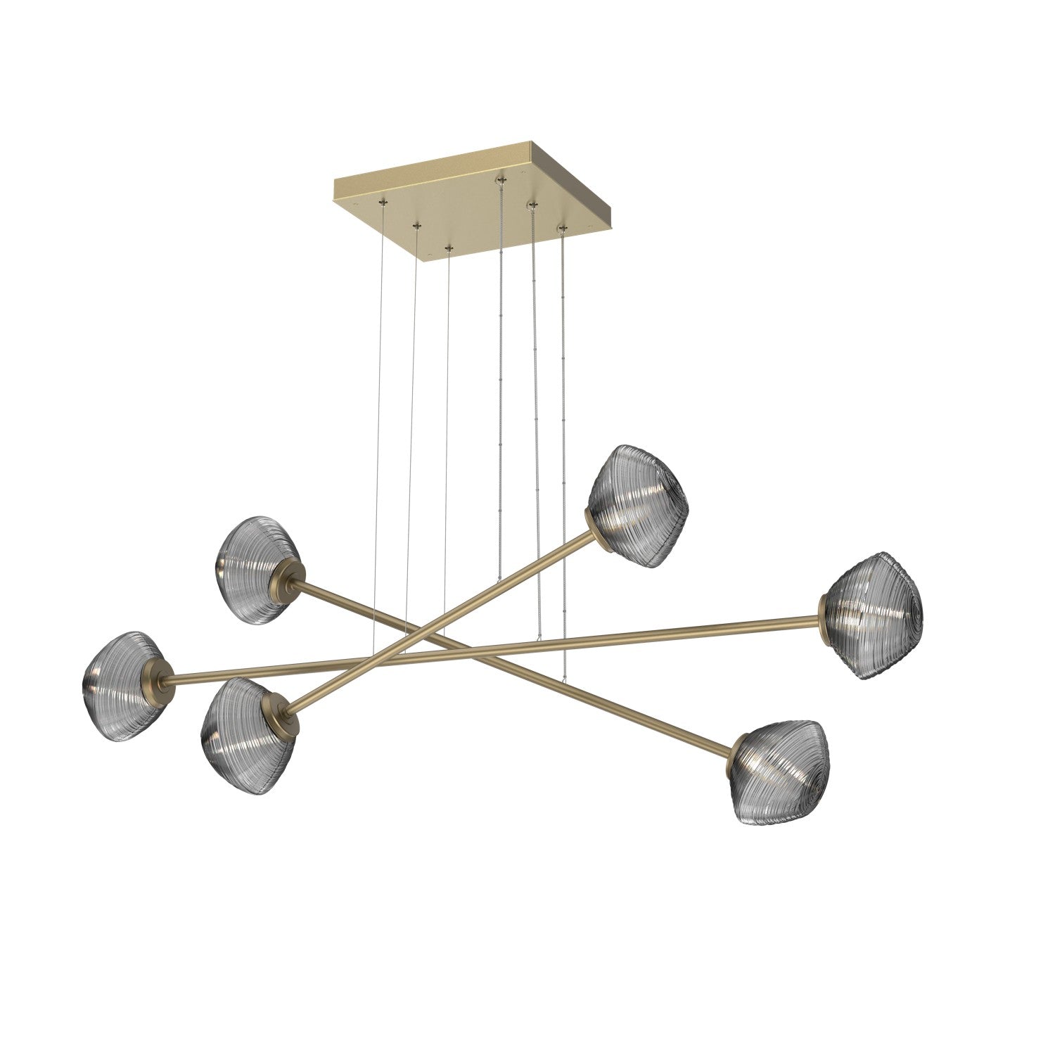 Hammerton Studio - PLB0089-M3-GB-S-CA1-L3 - LED Lantern - Mesa - Gilded Brass