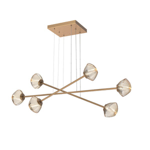 Hammerton Studio - PLB0089-M3-NB-A-CA1-L1 - LED Lantern - Mesa - Novel Brass