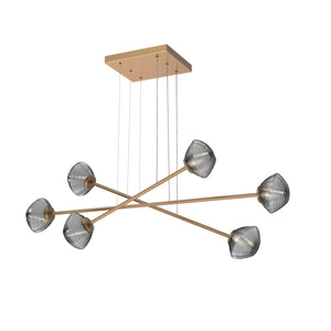 Hammerton Studio - PLB0089-M3-NB-S-CA1-L3 - LED Lantern - Mesa - Novel Brass