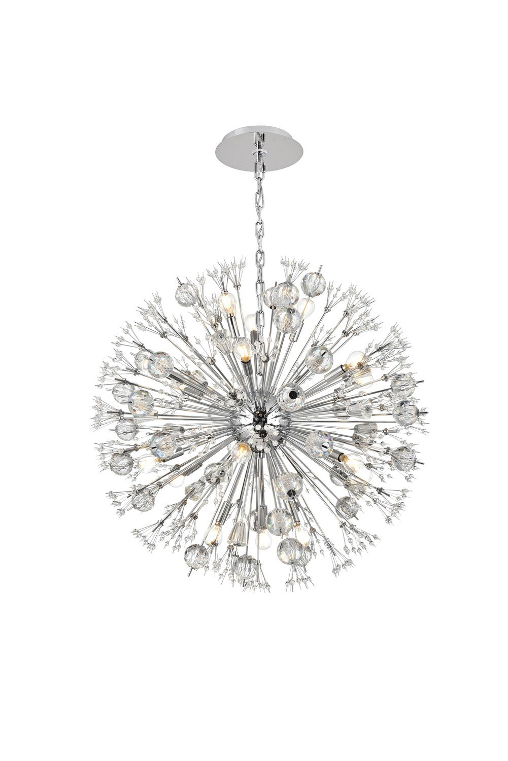 Elegant Lighting - 2550D32C - 18 Light Pendant - Vera - chrome