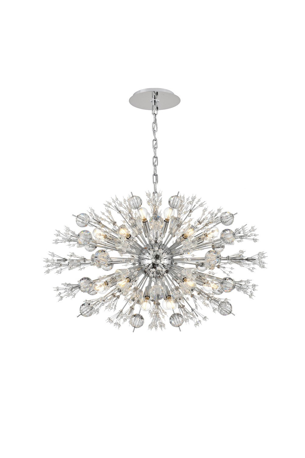 Elegant Lighting - 2550D36C - 24 Light Pendant - Vera - chrome
