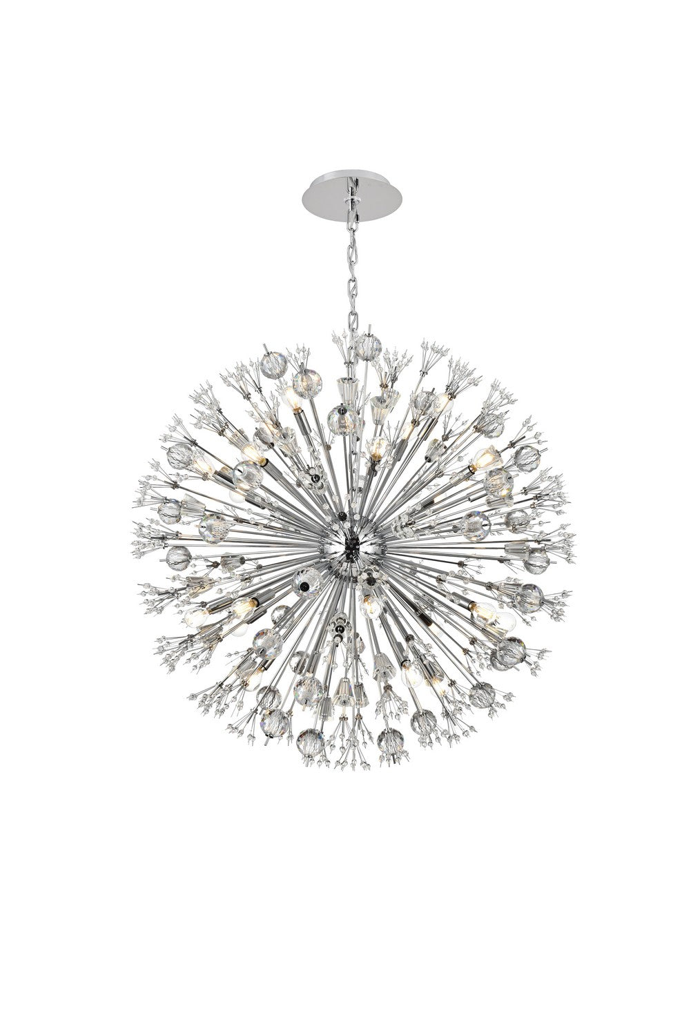 Elegant Lighting - 2550D38C - 24 Light Pendant - Vera - chrome