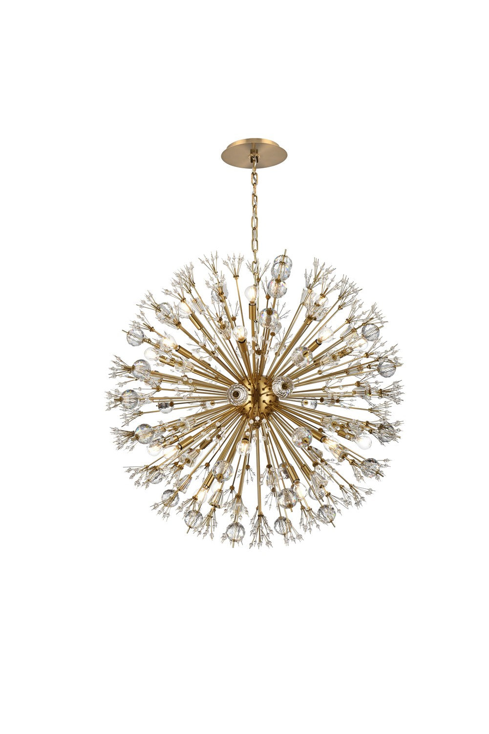 Elegant Lighting - 2550D38SG - 24 Light Pendant - Vera - gold