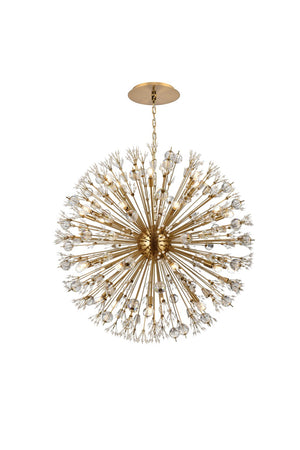 Elegant Lighting - 2550D44SG - 32 Light Pendant - Vera - gold
