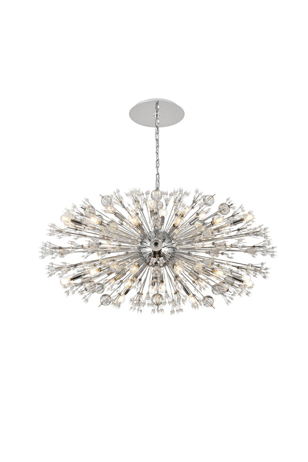 Elegant Lighting - 2550D48C - 38 Light Pendant - Vera - chrome