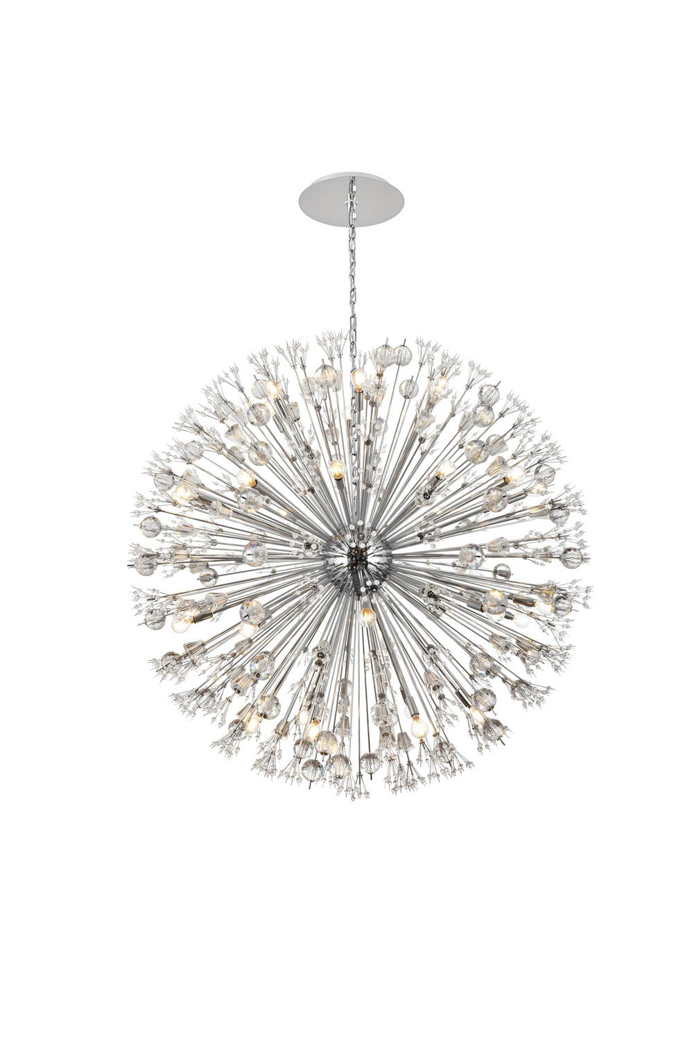 Elegant Lighting - 2550D50C - 34 Light Pendant - Vera - chrome