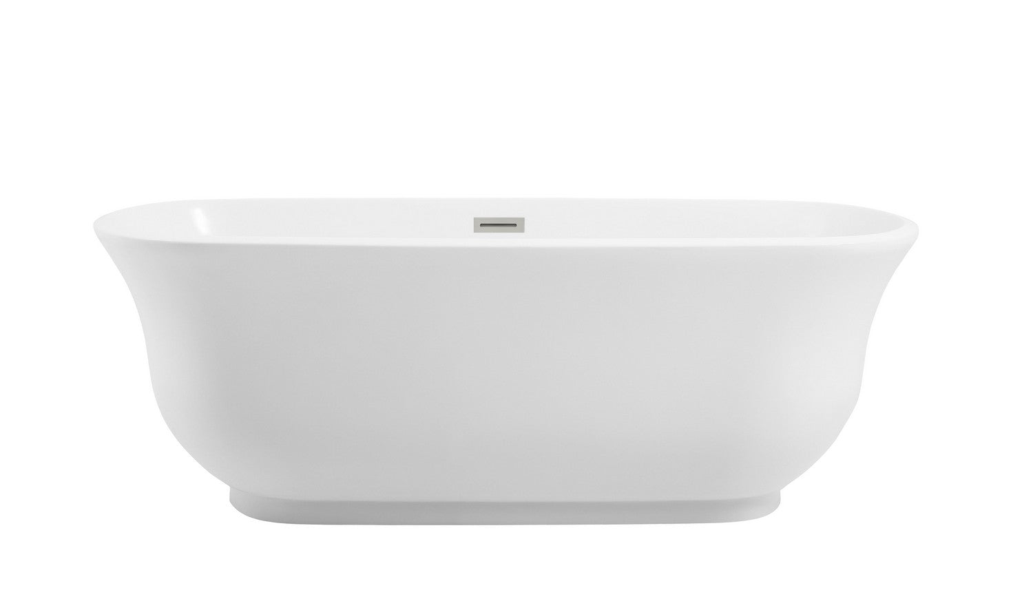 Elegant Lighting - BT10267GW-BNK - Soaking Bathtub - Coralie - Glossy White