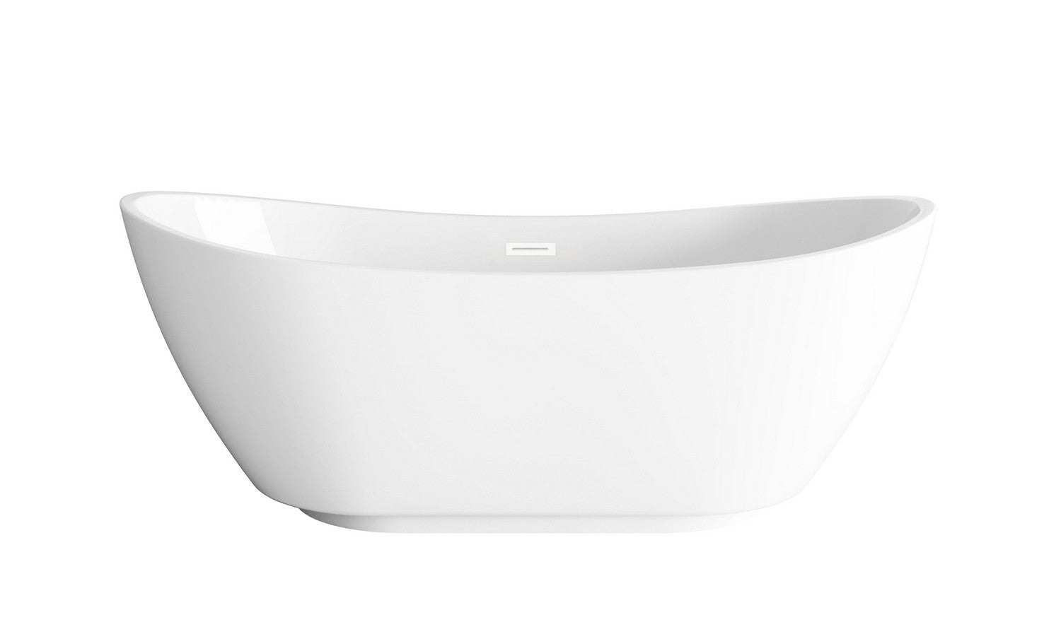 Elegant Lighting - BT10367GW-WHT - Soaking Bathtub - Ines - Glossy White