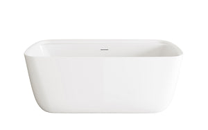 Elegant Lighting - BT10559GW-BNK - Soaking Bathtub - Calum - Glossy White