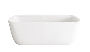 Elegant Lighting - BT10567GW-BNK - Soaking Bathtub - Calum - Glossy White