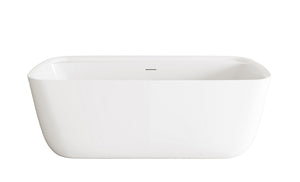 Elegant Lighting - BT10567GW-WHT - Soaking Bathtub - Calum - Glossy White