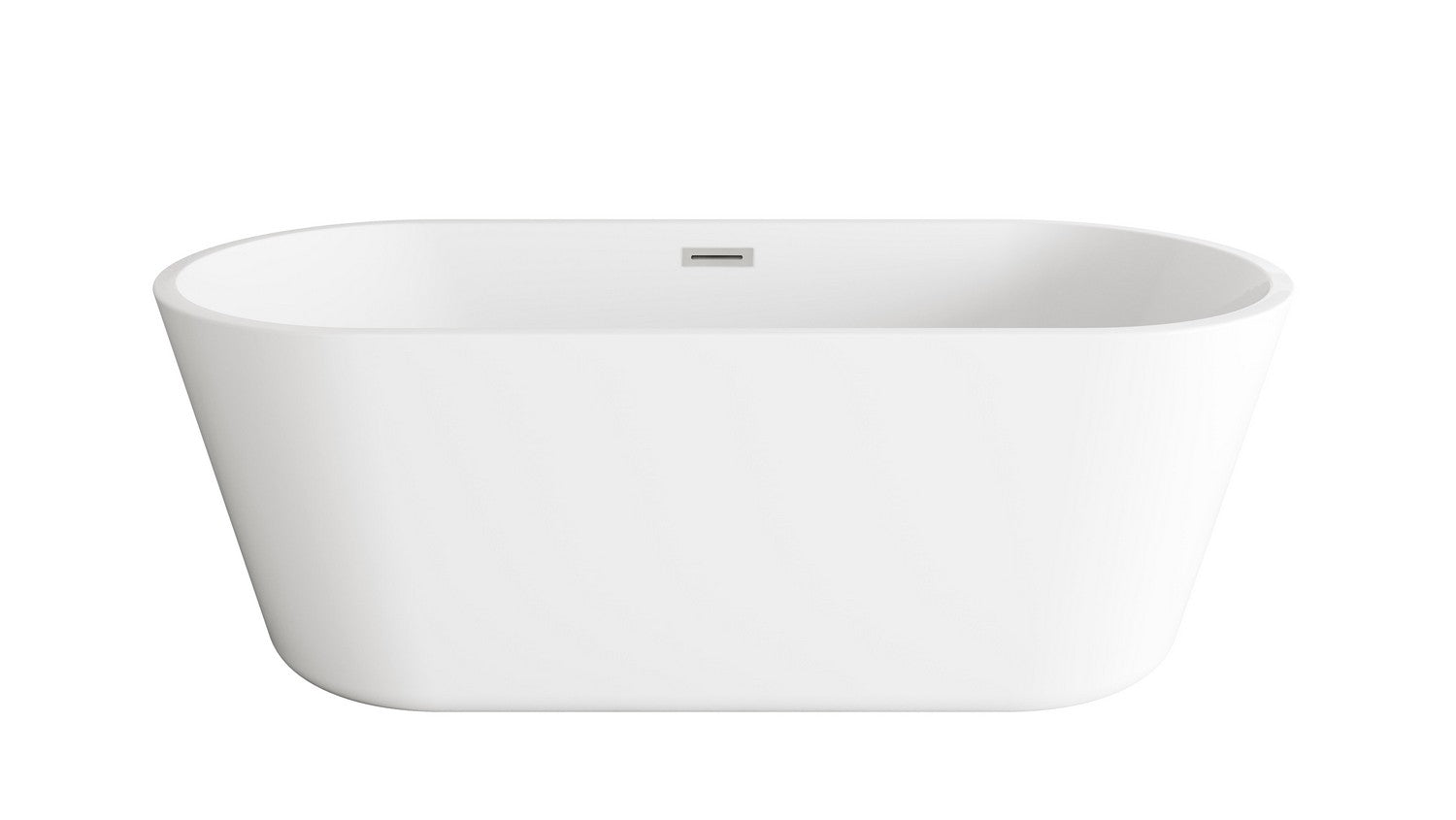 Elegant Lighting - BT10665GW-BNK - Soaking Bathtub - Odette - Glossy White