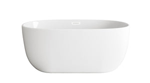 Elegant Lighting - BT10754GW-WHT - Soaking Bathtub - Allegra - Glossy White